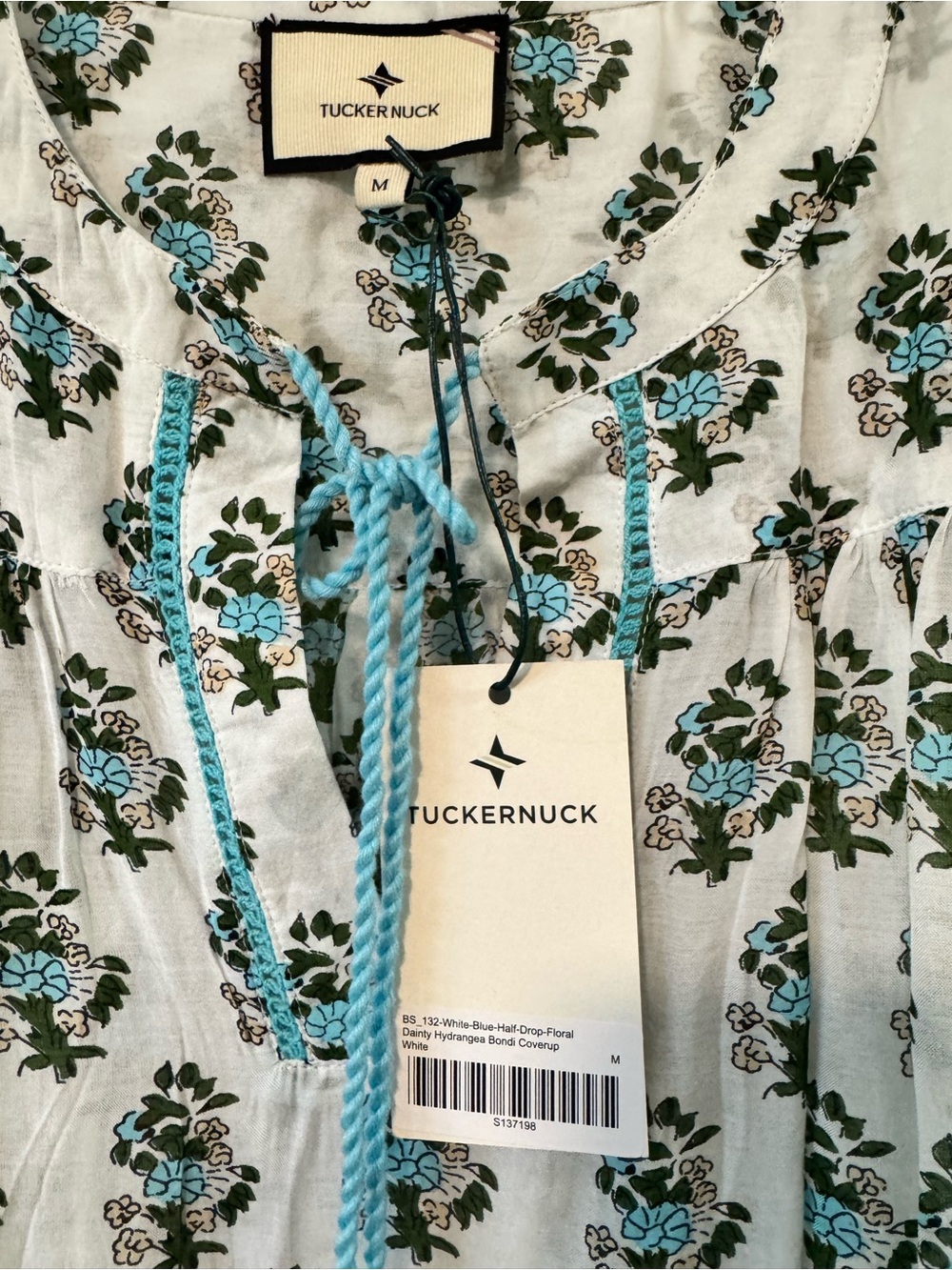 Tuckernuck Dainty Hydrangea Bondi Coverup - NWT - Picture 3 of 3